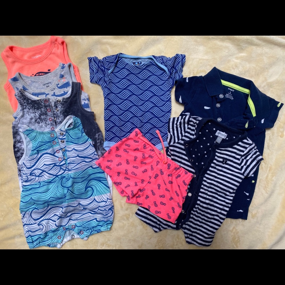Baby boy clothing lot summer 3 months ☀️